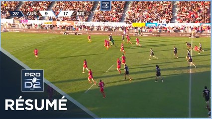 PRO D2 Saison 2024-2025 J28 - Résumé Stade Aurillacois - CA Brive