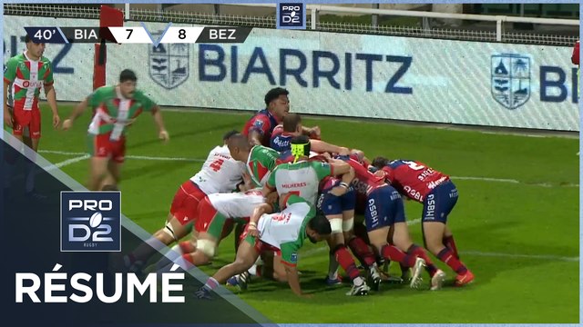 PRO D2 Saison 2024-2025 J28 - Résumé Biarritz Olympique PB - AS Béziers Hérault