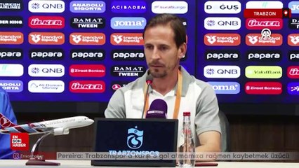 Joao Pereira: Trabzonspor’a karşı 3 gol atmamıza rağmen kaybetmek üzücü