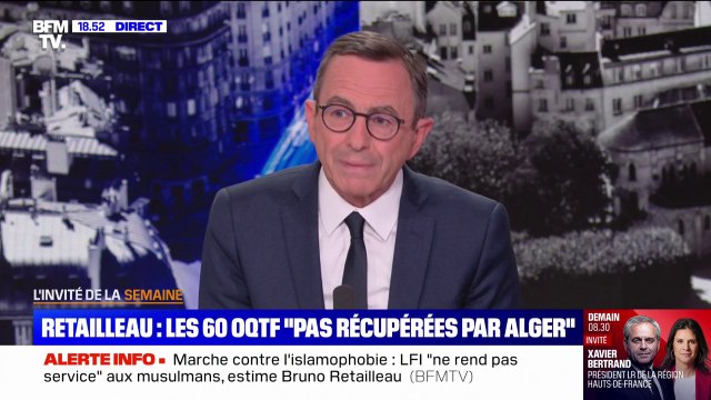 France-Algérie: Bruno Retailleau, ministre de l'Intérieur, indique que les 60 individus frappés par une OQTF n'ont pas été récupérés par Alger