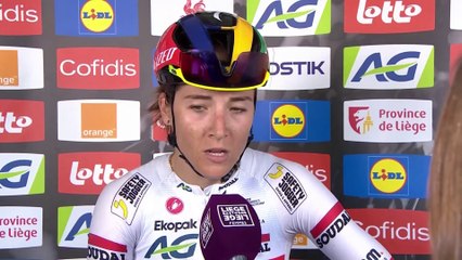 Cyclisme - Liège-Bastogne-Liège 2025 - Kim Le Court : "Je n'ai pas les mots... J'ai souffert, je ne pouvais pas respirer"