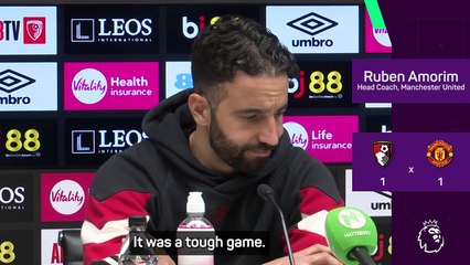 'We lost two points today' - Amorim not satisfied as United snatch late draw at Bournemouth