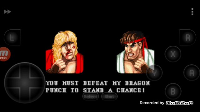 Street Fighter II Turbo: Hyper Fighting Ken vs Ryu Ken é derrotado por Ryu