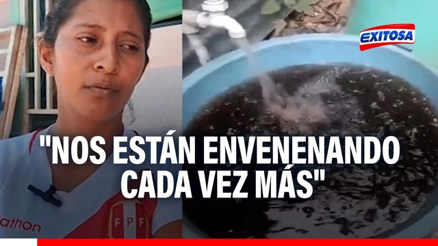 Nos están envenenando : Denuncian que menores beben agua contaminada con arsénico en Tumbes