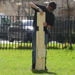 DIY portable wooden chair! 💯