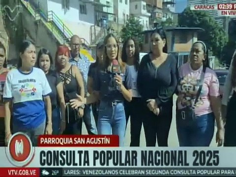 Caracas | Comuneros de la pqa. San Agustín reciben a votantes para elección de proyectos priorizados