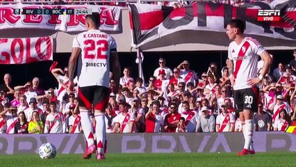 Golazo de tiro libre de Franco Mastantuono