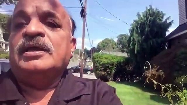 In america homeowners are responsible for the side walk in front of their property