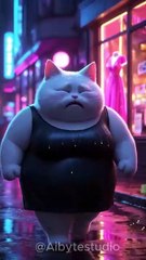 fat cat story of success 😍 #cat #kitten #shorts
