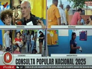 Miranda | Vpdte. Ricardo Menéndez presente en la 2da Consulta Popular e invita al pueblo a votar
