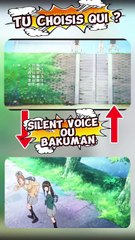 Bakuman vs silent voice