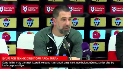 Arda Turan: Daha iyi bir oyun izlettirmek isterdik