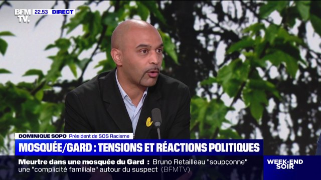 Meurtre dans une mosquée du Gard: pour Dominique Sopo, président de SOS Racisme, on est sur un crime de haine