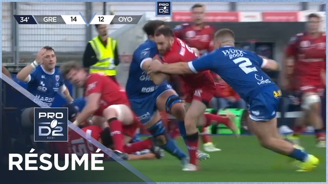 PRO D2 Saison 2024-2025 J28 - Résumé FC Grenoble Rugby - Oyonnax Rugby