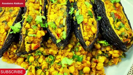 Karela Bharwa Recipe With Daal By Zaiqay ki dunya | Daal Bharwa Karela Recipe | Karela Banane Ka Tarikh