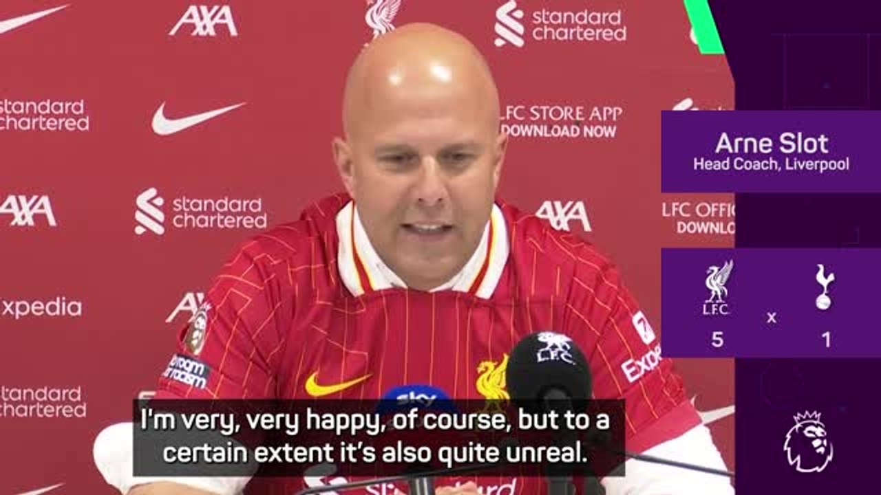 Slot felt Liverpool loss was 'impossible' as clinch Premier League title