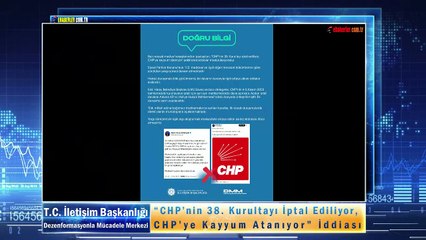 “CHP’nin 38. Kurultayı İptal Ediliyor, CHP’ye Kayyum Atanıyor” İddiası