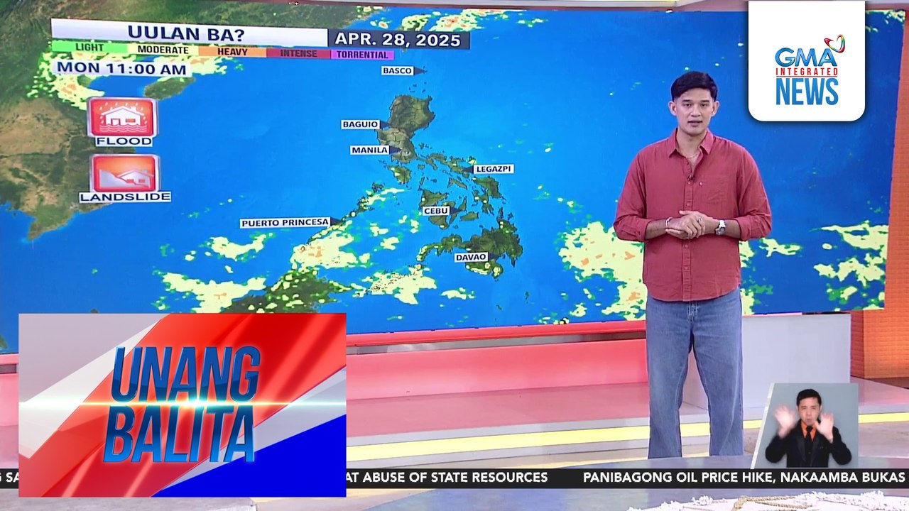 Weather update as of 7:34 AM (April 28, 2025) | Unang Balita