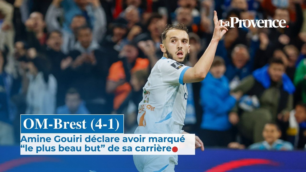 OM-Brest (4-1) : "La bicyclette est l'un des plus beaux buts de ma carrière", admet Gouiri