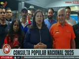 Alcaldesa Carmen Meléndez participa en la Consulta Popular desde la pquia. El Valle, Eje 6