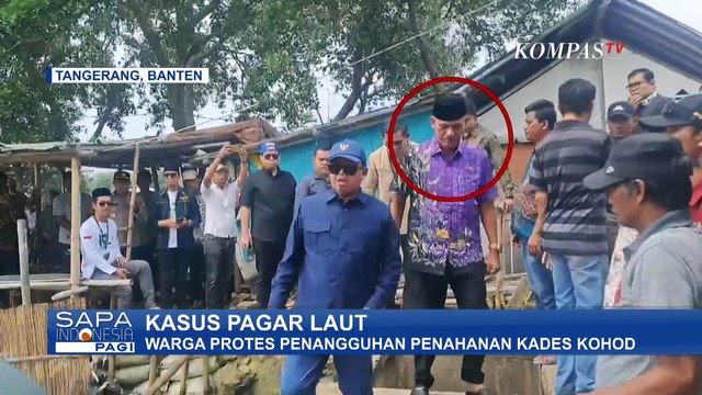 Kecewa! Warga Alar Jiban Protes Penangguhan Penahanan Kades Kohod dan 3 Tersangka Pagar Laut