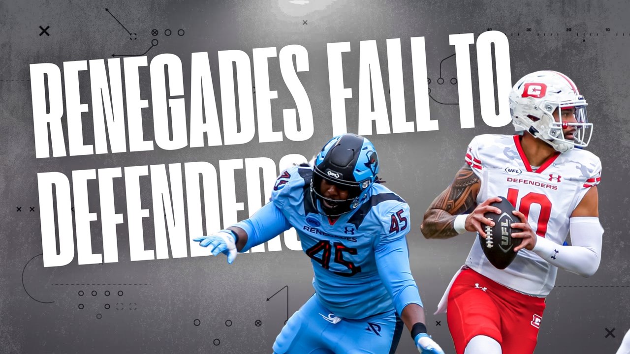 DC Defenders Edge Out Arlington Renegades 37-33 in Thrilling Finish | UFL Highlights