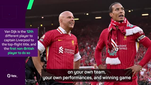 Van Dijk reveals 'the key' to Premier League success