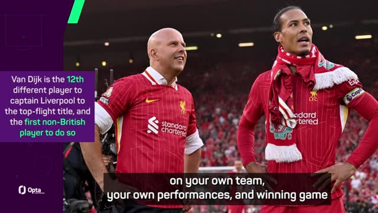 Van Dijk reveals 'the key' to Premier League success