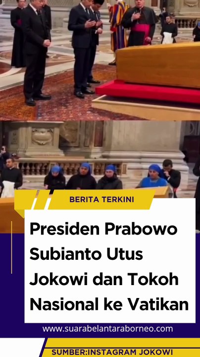 Pesan Penting Jokowi ketika Menghadiri Pemakaman Paus Fransiskus