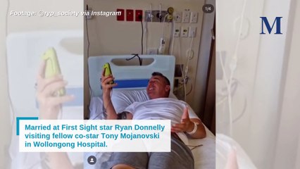 MAFS star Tony Mojanovski in Wollongong Hospital