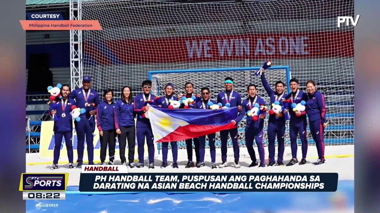 PH Handball Team, puspusan ang paghahanda sa darating na Asian Beach Handball Championships