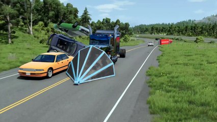Insane Truck Loses Control at High Speed!  BeamNG.drive Chaos