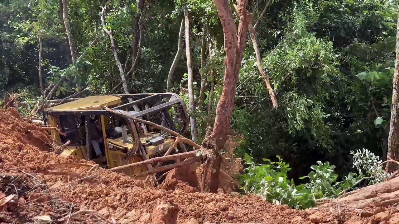 Efficiency of D6R XL Bulldozer Forming a Palm Terrace with Terrace Technique