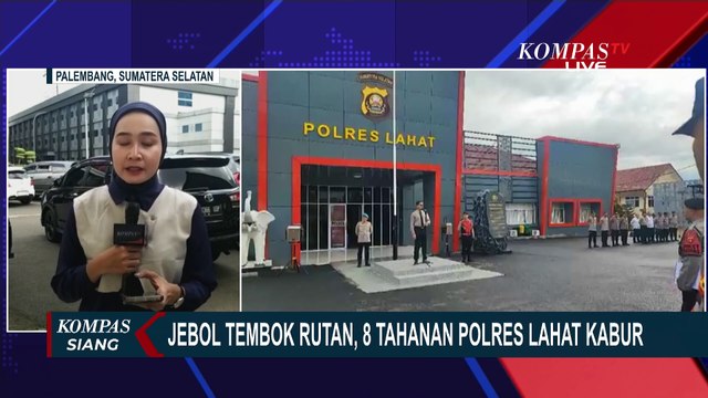 [FULL] Upaya Polisi Cari 8 Tahanan Kabur Polres Lahat Sumatera Selatan