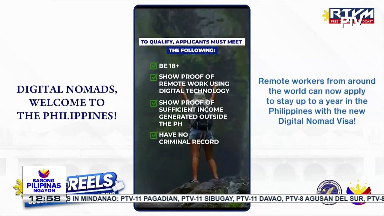 PBBM, nilagdaan ang EO 86 na nagbibigay ng Digital Nomad Visa para sa mga digital nomads...