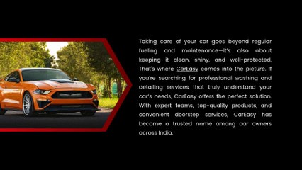 Top Benefits of Choosing CarEasy Washing and Detailing Services for Your Vehicle