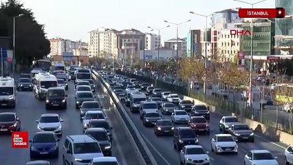 Kadıköy D-100 Karayolundan trafik yoğunluğu