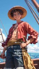 実写風ビジュアル×肩書き×懸賞金｜麦わらの一味・完全図鑑#onepiece