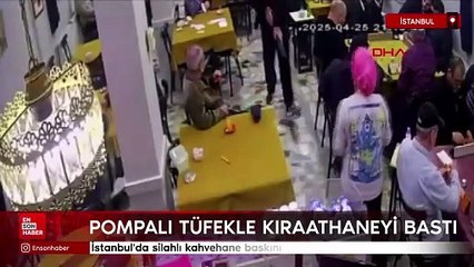 Eyüpsultan'da devralamadığı kıraathaneyi pompalı tüfekle bastı