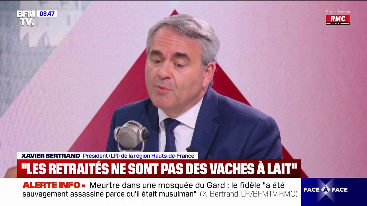 "Contribution modeste" pour les collectivités territoriales: "Les Français ont en marre de cette overdose fiscale", juge Xavier Bertrand