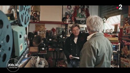 Gérard Lanvin parle de Marie Trintignant dans l'émission 20h30 le dimanche, sur France 2, le 27 avril 2025.