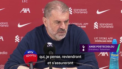 Postecoglou : "On savait que ce serait une journée difficile"