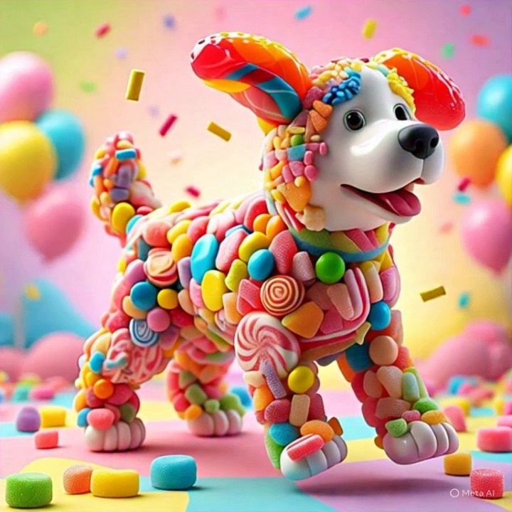 Candy dog#dog#animation
