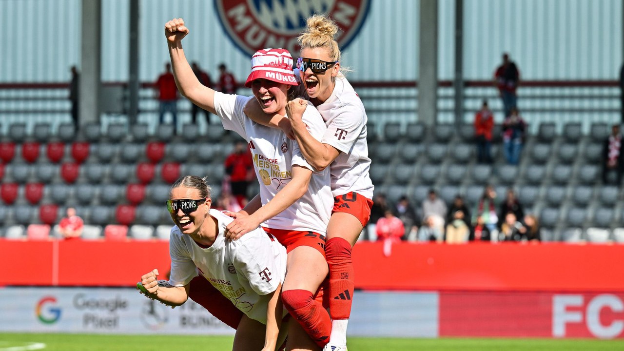 Meisterparty mit Handbremse: 'Wir sind noch nicht satt'