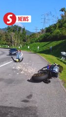 Cops tracking two superbikers involved in Karak crash