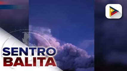 Bulkang Bulusan, itinaas na sa Alert Level 1 matapos ang phreatic explosion kaninang madaling araw;  ilang lugar sa Sorsogon, apektado ng ashfall