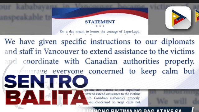 Tulong sa mga Pilipinong biktima ng pag-atake sa Vancouver, Canada, ipinag-utos ni PBBM