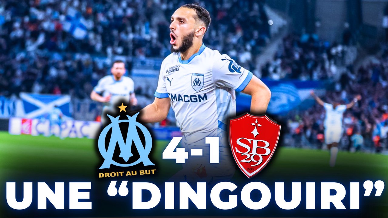 🤩 GOUIRI MAGIQUE GREENWOOD AU TOP ET L’OM COULE BREST 4-1 !