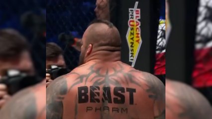 Eddie Hall gana a Mariusz Pudzianowski en su debut profesional en un combate de MMA