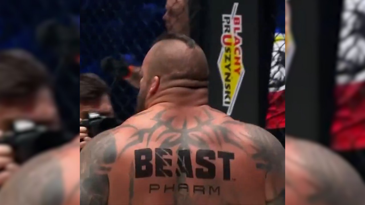 Eddie Hall gana a Mariusz Pudzianowski en su debut profesional en un combate de MMA